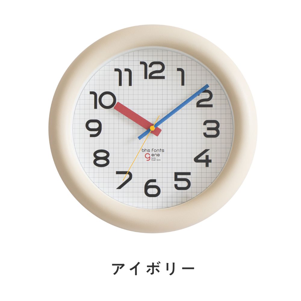 Bayer Sans 全2色 WCL-021/022 EL COMMUN エルコミューン WALL CLOCK ウォールクロック バウハウス |  | 01
