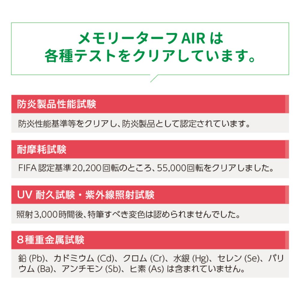 人工芝 メモリーターフ エアー AIR forガーデン MTA28-01101本 水はけ 芝丈28mm 雑草対策 庭 屋上 ドッグラン リサイクル可能 防草シート不要の画像