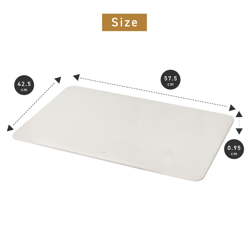 SOIL BATH MAT light ソイル バスマット ライト 珪藻土 soil 吸水 速乾