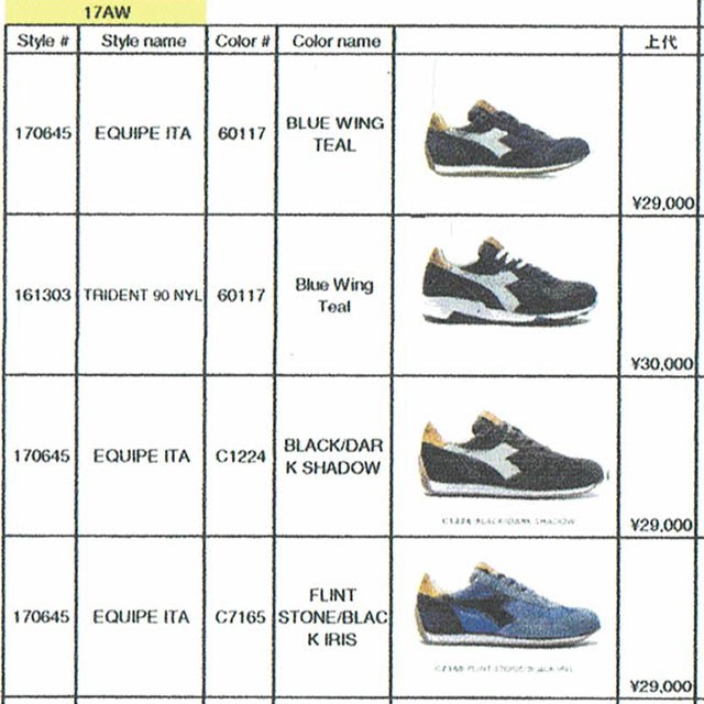 diadora HERITAGE（ディアドラヘリテージ） ディアドラ ヘリテージ