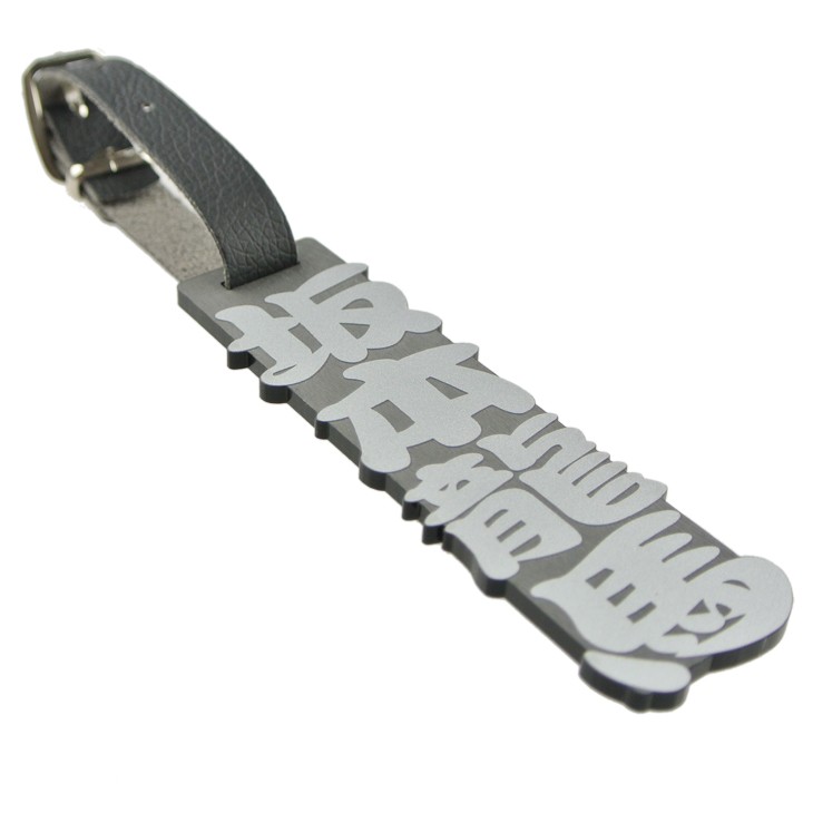 ゴルフ ネームプレート（浮き彫り）文字が消えない レーザー彫刻 名前