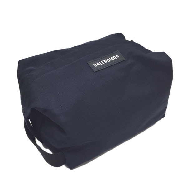 バレンシアガ バッグ メンズ BALENCIAGA セカンドバッグ ポーチ 509320 9TY45 4100 ナイロン ダークネイビー