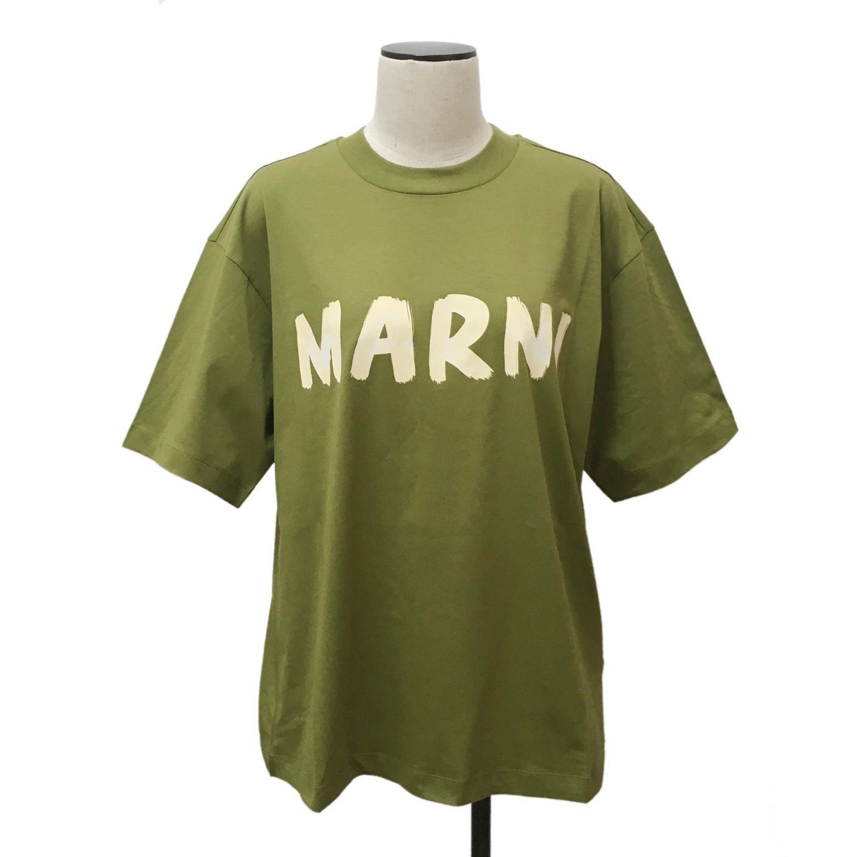 マルニ Tシャツ MARNI ロゴプリント入り オーガニックジャージーT