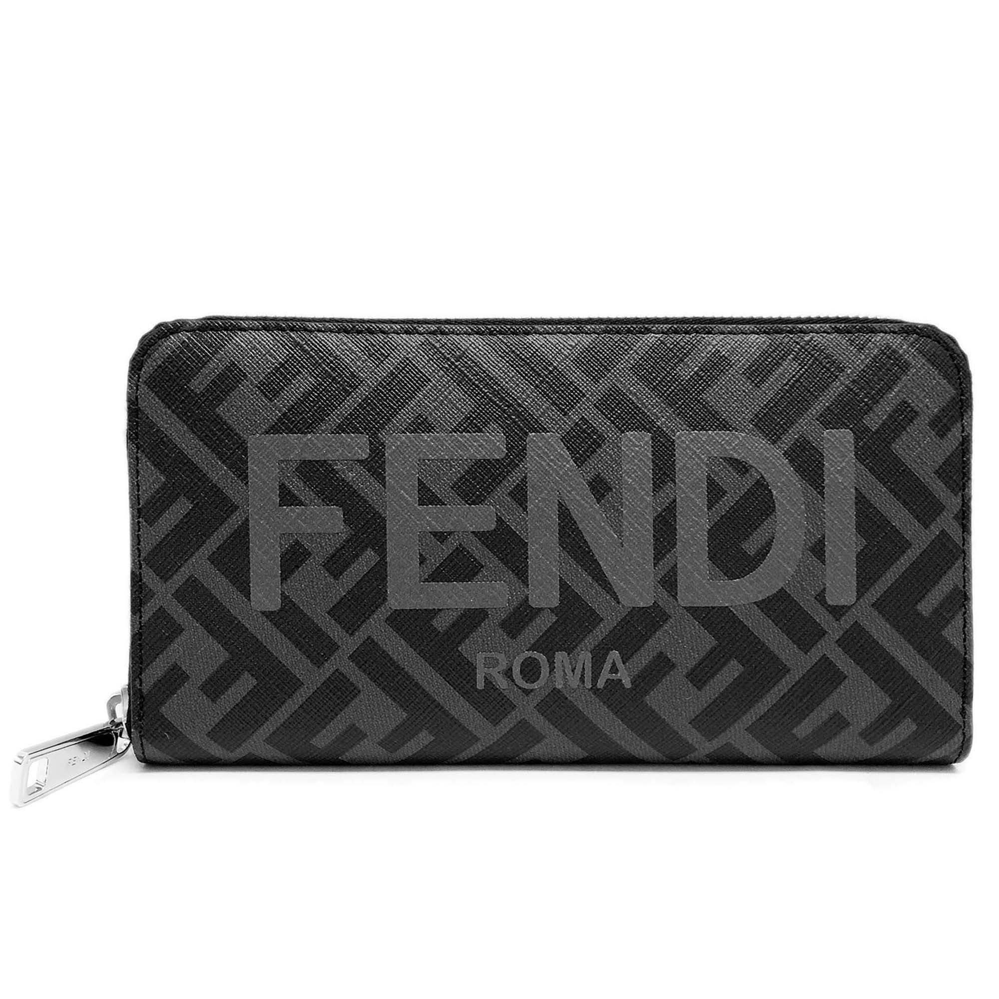 フェンディ 財布 FENDI FFモチーフ ジップアラウンド 