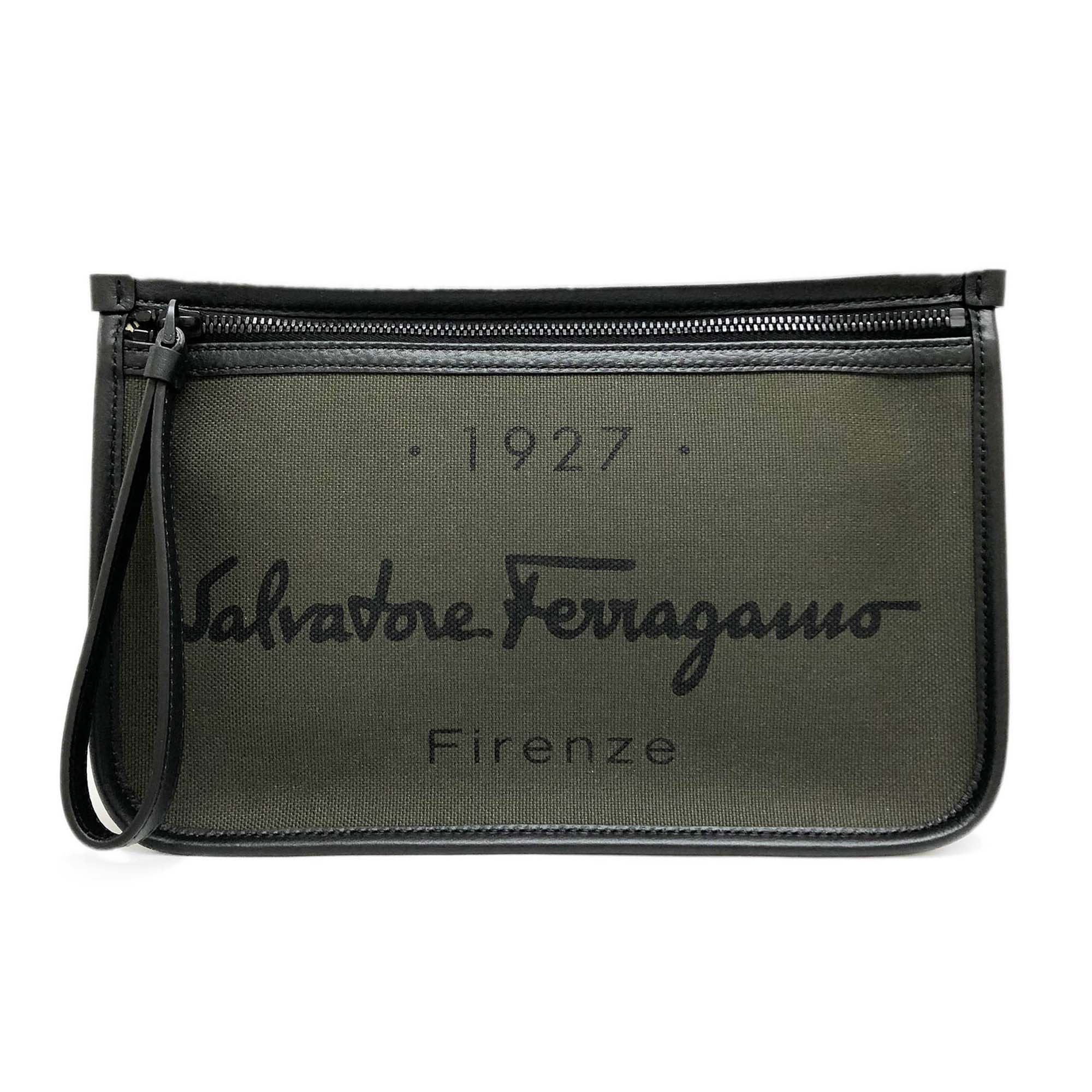 フェラガモ バッグ Salvatore Ferragamo サインロゴ ポーチ 24 0971