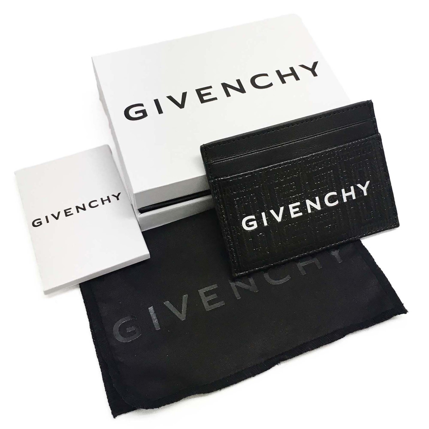 GIVENCHY ジバンシィ カードケース Gカットカードホルダー 4G