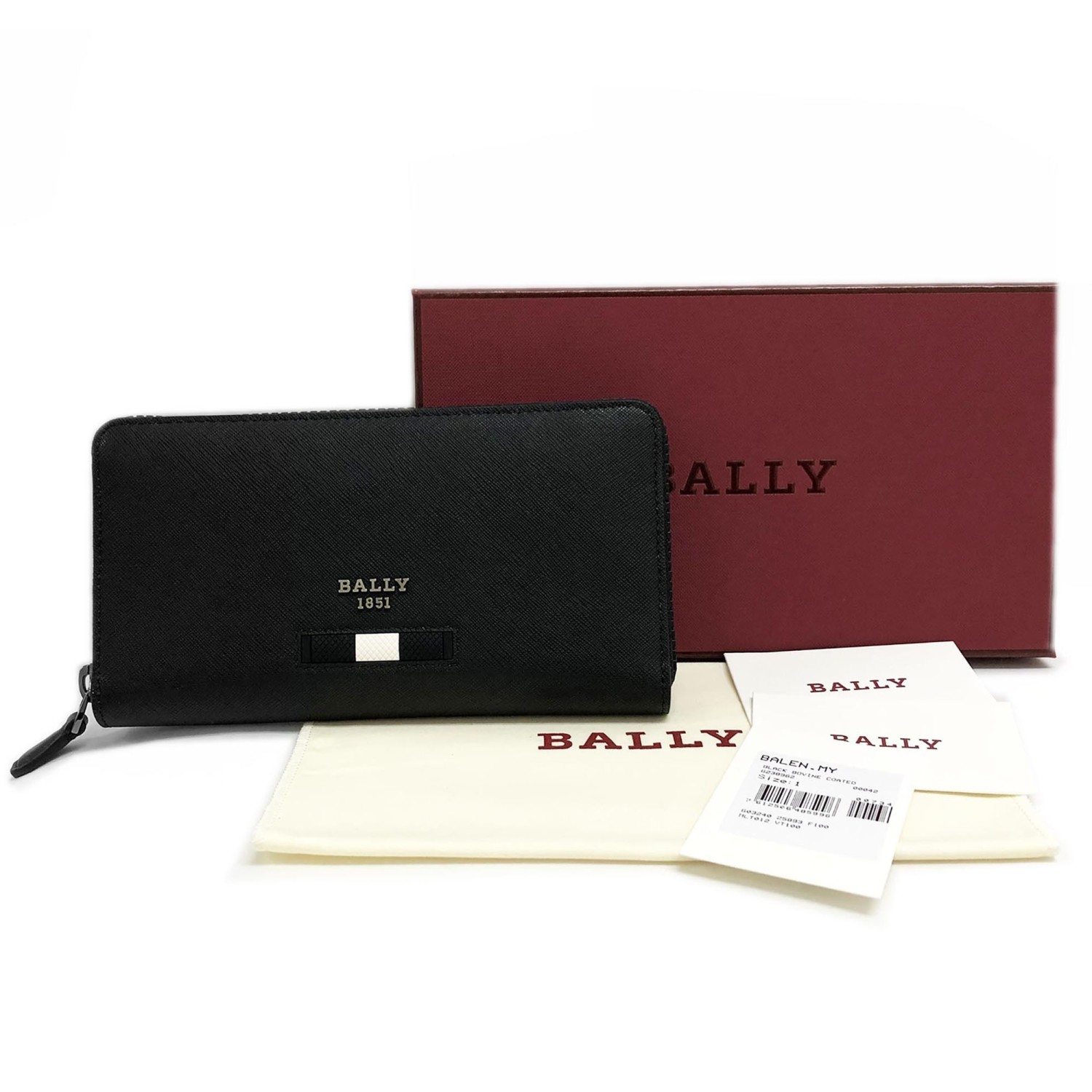 バリー 財布 BALLY Balen リサイクルレザー トラベルウォレット