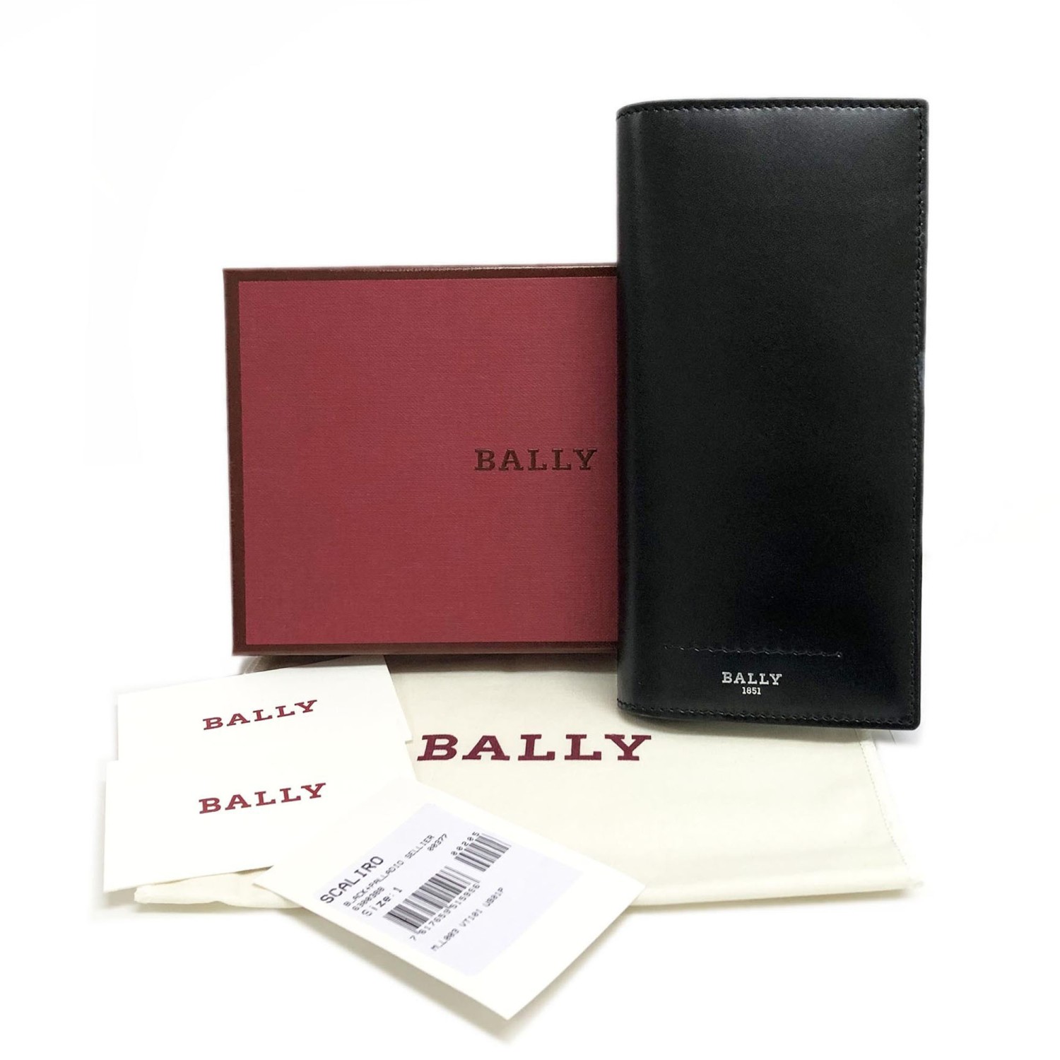 バリー 財布 BALLY Scaliro レザー コンチネンタル ウォレット 6300388