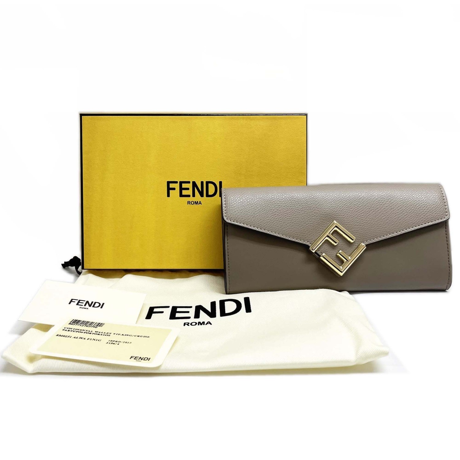 フェンディ 財布 FENDI FFダイヤモンド コンチネンタル財布