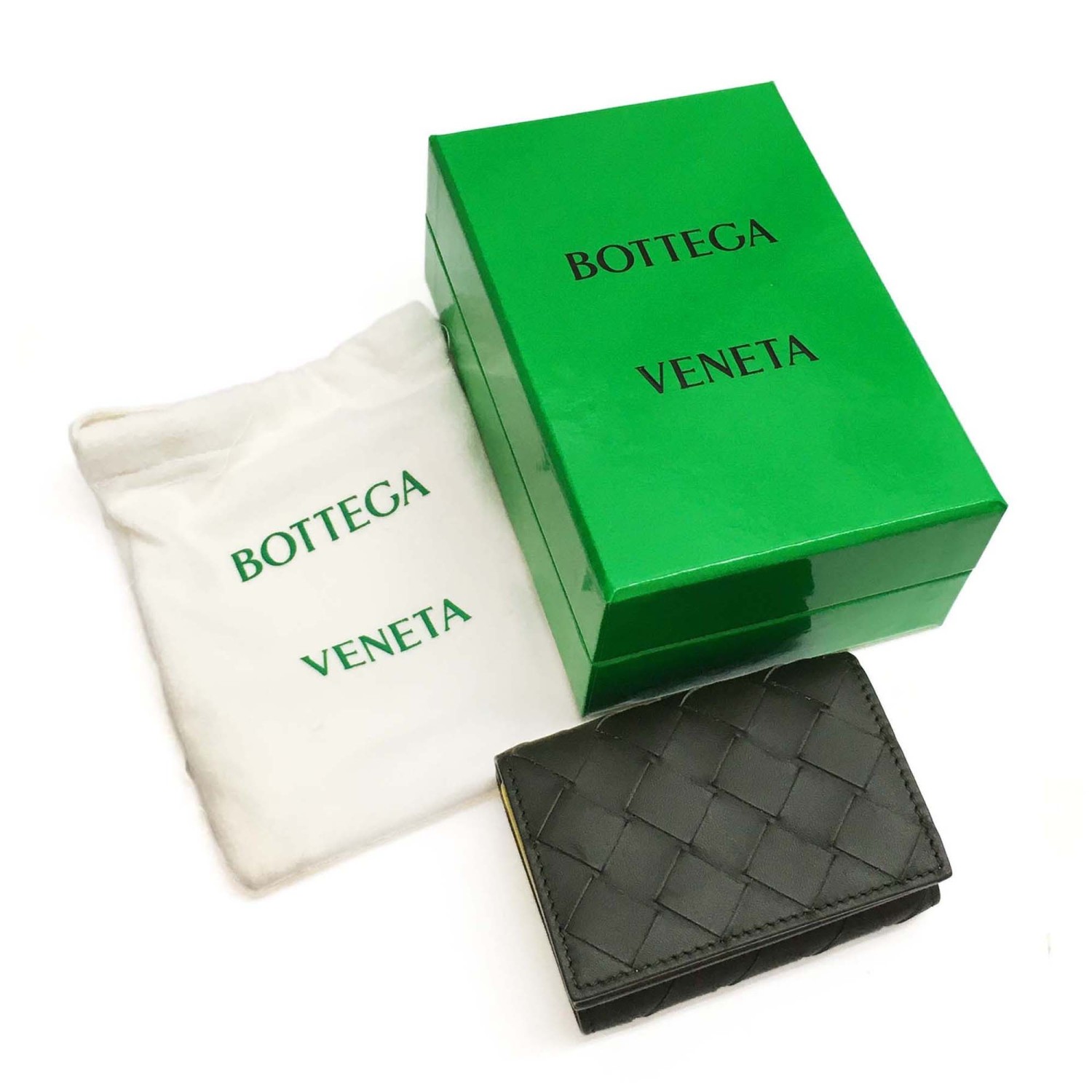 ボッテガヴェネタ 財布 BOTTEGA VENETA イントレチャート タイニー 三