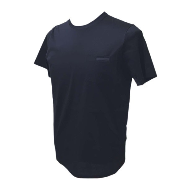 プラダ Tシャツ メンズ PRADA UJN006 1GAW F0008 丸首 BLEU