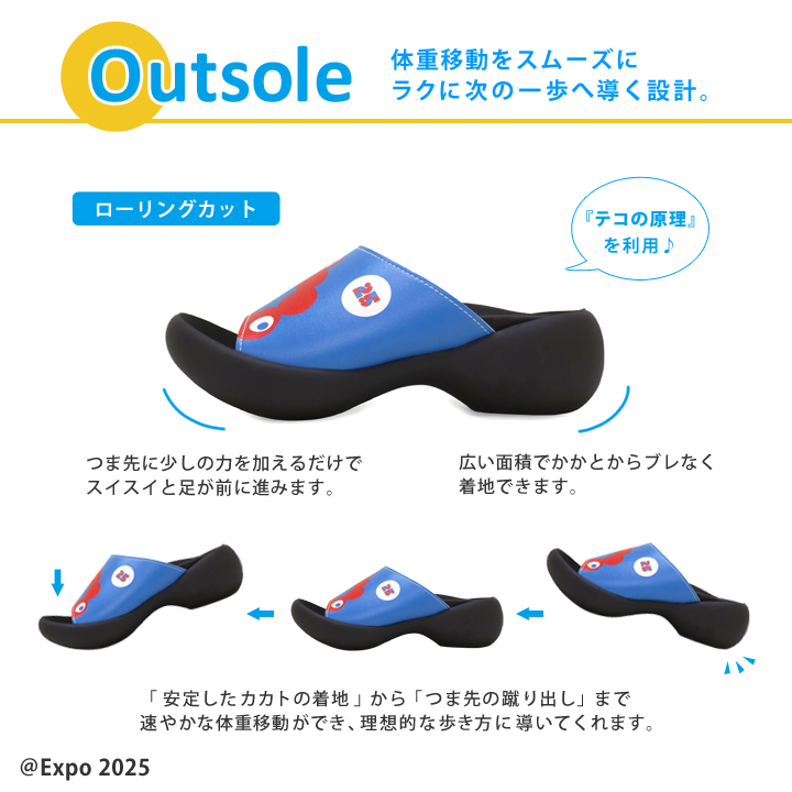 Regetta Canoe（リゲッタカヌー） EXPO2025 ミャクミャク サンダル