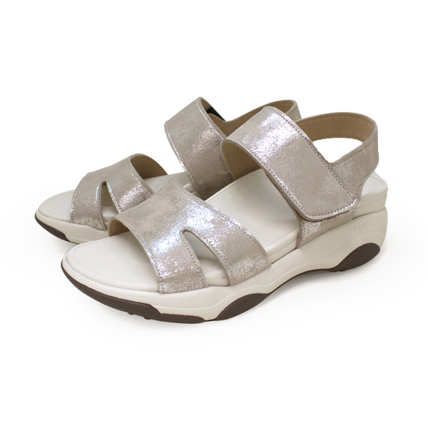 Re:getA リゲッタ RE-3001 軽量 厚底 メタリック サンダル