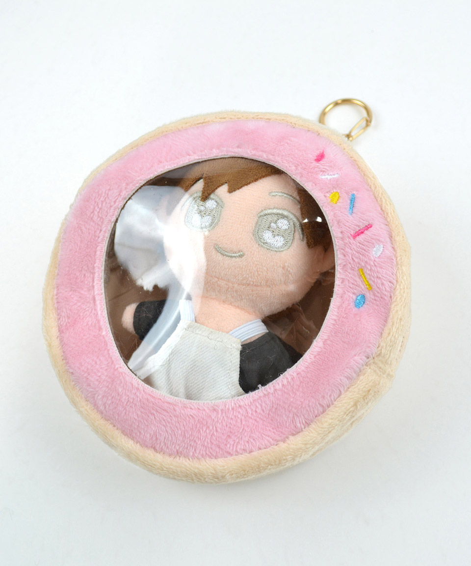 ぬいポーチ ドーナツ ぬいぐるみポーチ　クリアポーチ ぬい 人形 マスコット ぬい活 ぬい撮り kpopdoll ドール ポーチ 10cmぬい 刺繍 |  | 02