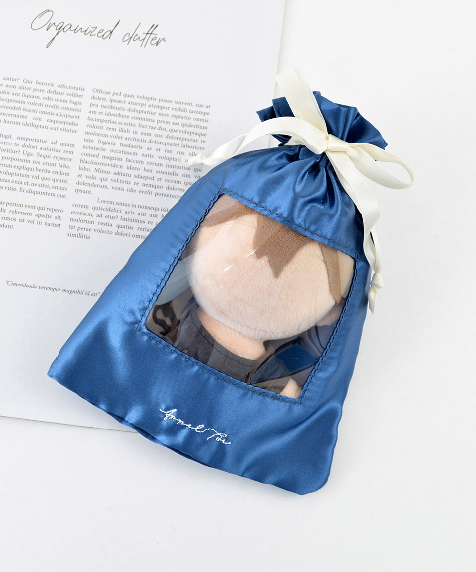 巾着ポーチ ぬいポーチ 巾着 ぬいぐるみ ぬい 人形 マスコット ぬい活