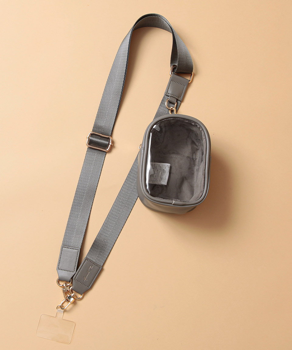 ALTROSE クリアポーチ付き スマホショルダー スマホ ストラップ