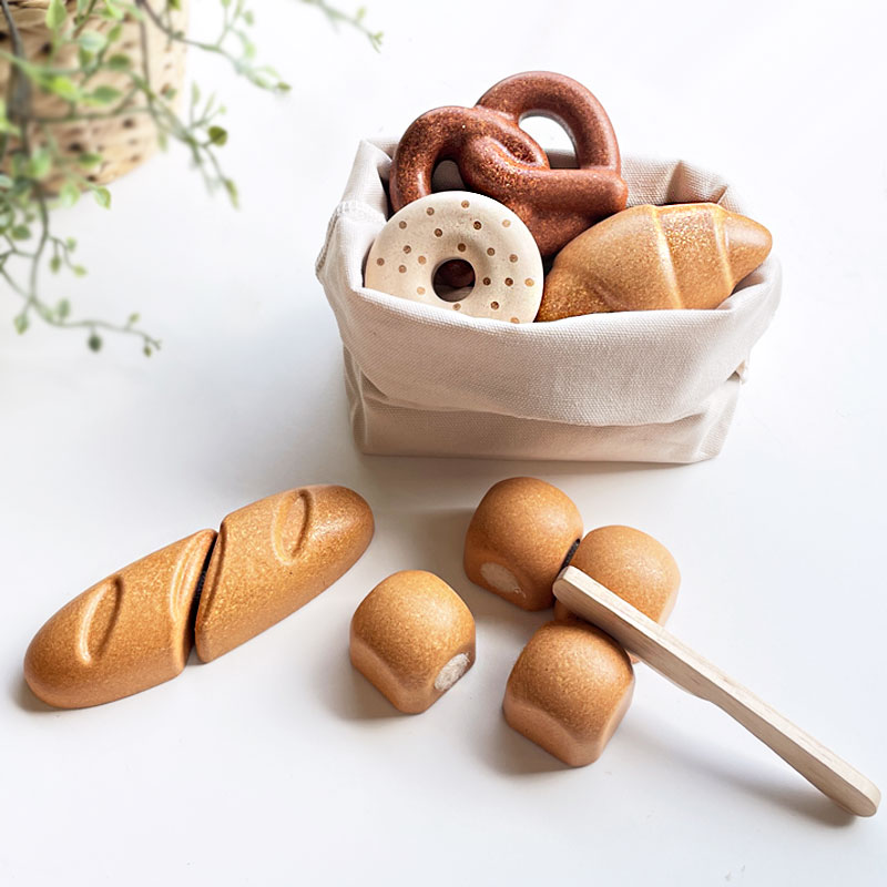 【パンロゴ】大小2台セット プラントイ（PLANTOYS） おままごと パンセット 2歳 ままごとセット