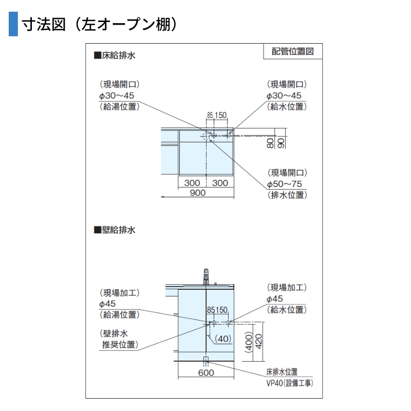 Panasonic（パナソニック） 洗面台 シーライン セットプラン GC-095C