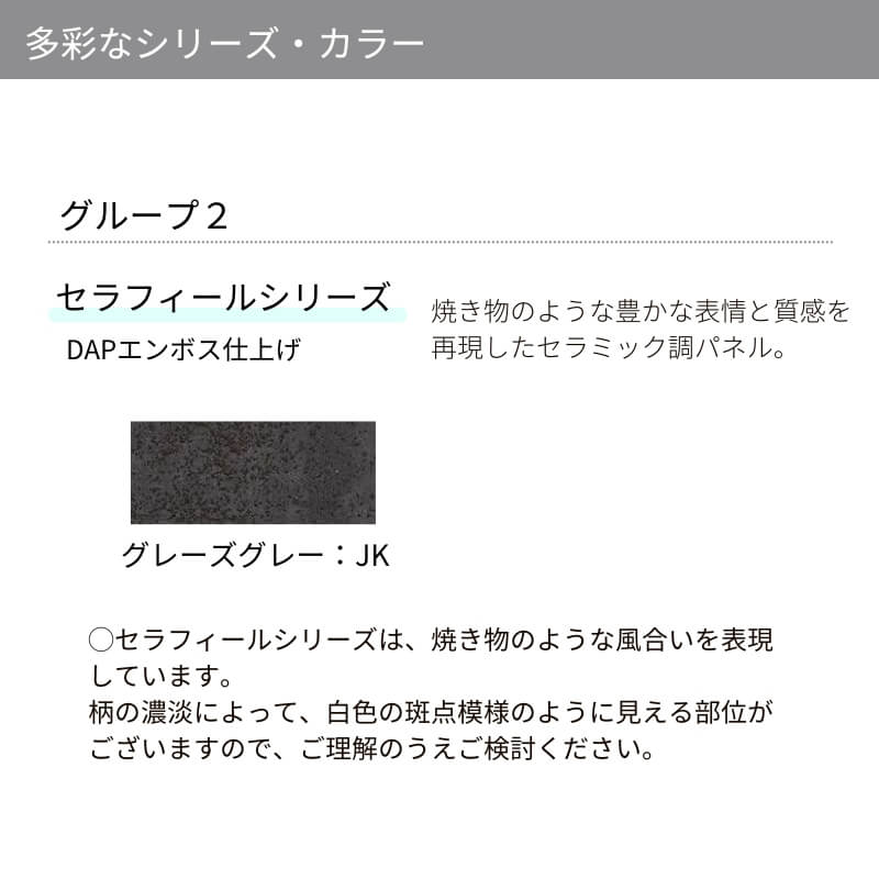 LIXIL キッチンパネル サンウォーレ サイドパネル グループ1/2