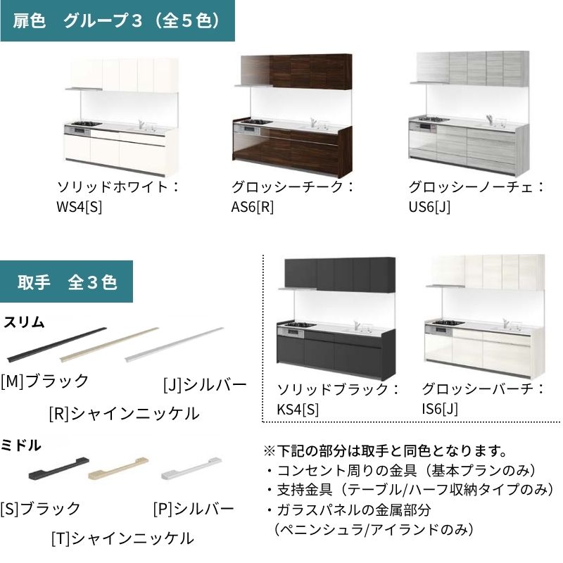 システムキッチン シエラ W1800mm 壁付I型 開き扉プラン ウォールユニット無 食洗機無し 間口180cm(2口コンロ) 奥行60cm グループ3 リクシル 流し台_5