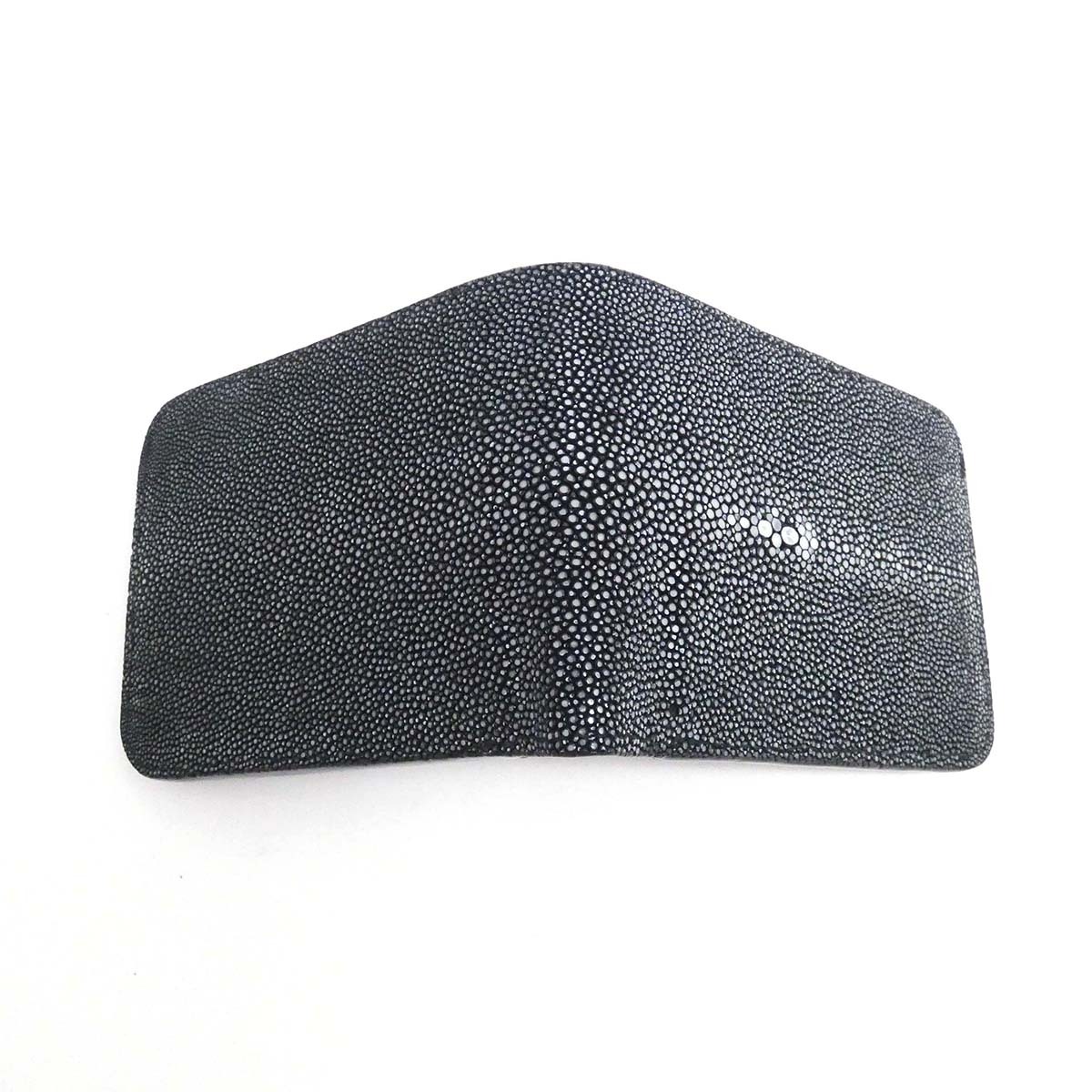 二つ折り財布 エイ スティングレイ ガルーシャ クロ メンズ シンプル