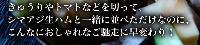 おしゃれなご馳走に早変わり！