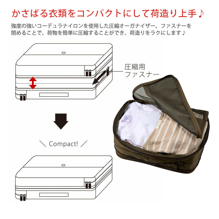 Siffler（シフレ） [最大20%offクーポン] 圧縮オーガナイザー Sサイズ