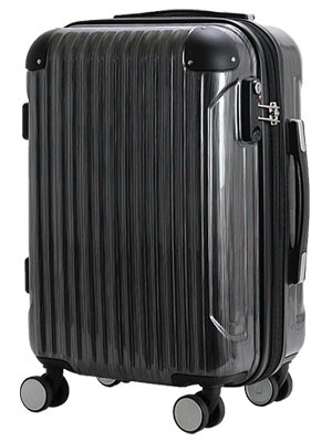 スーツケース 機内持ち込み 軽量 小型 Sサイズ  双輪 キャリーケース キャリーバッグ 旅行かばん ショッピング serio 47cm 1年保証付 B5851T-S｜amakusakaban｜02