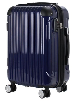 スーツケース 機内持ち込み 軽量 小型 Sサイズ  双輪 キャリーケース キャリーバッグ 旅行かばん ショッピング serio 47cm 1年保証付 B5851T-S｜amakusakaban｜03