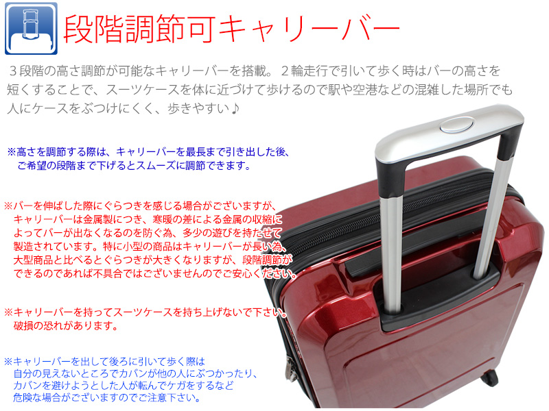 段階調節可キャリーバー
