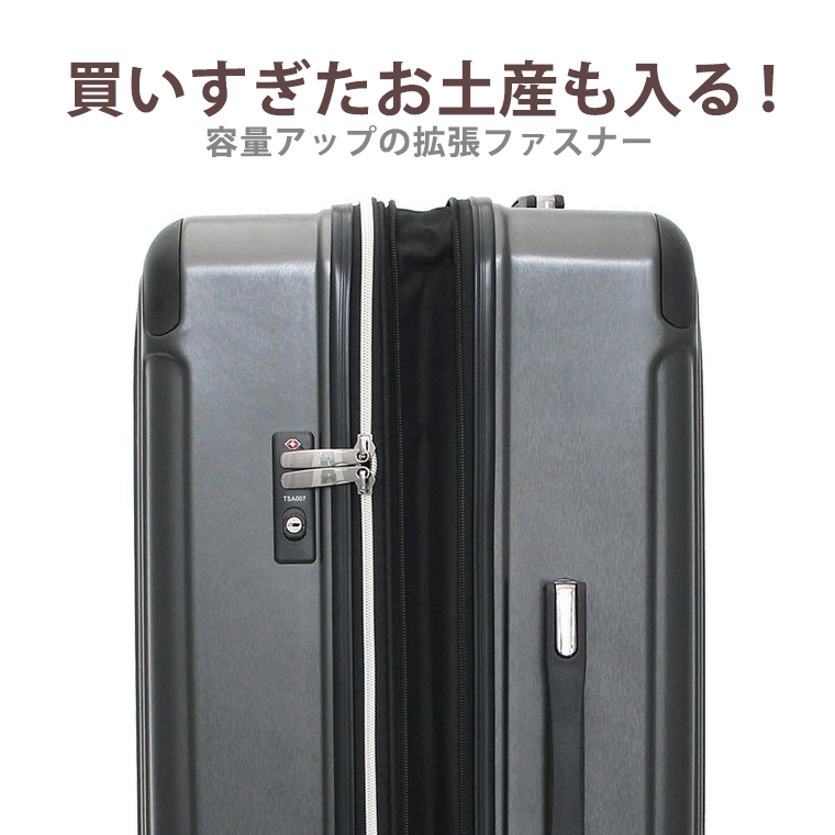 [シフレ] ハードジッパー スーツケース 受託手荷物最大サイズ102L キャリー Siffler（シフレ） 送料無料 正規品 スーツケース siffer スクエア型