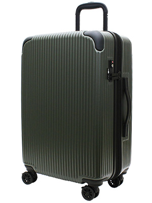 スーツケース キャリーバッグ 拡張機能付 中型 Mサイズ ストッパー付双輪キャスター キャリーケース シフレ 1年保証付 ESC2188 57cm 53-60L｜amakusakaban