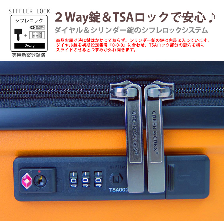 スーツケース キャリーバッグ 超軽量 中型 Mサイズ キャリーケース TSA