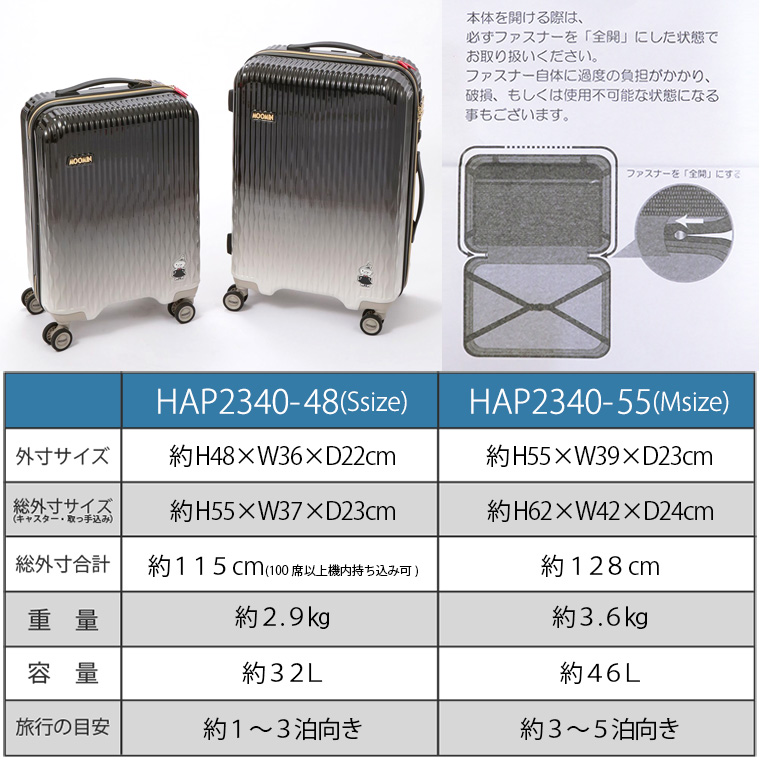 MOOMIN（ムーミン） 【最大15％OFFクーポン3/1まで】 スーツケース