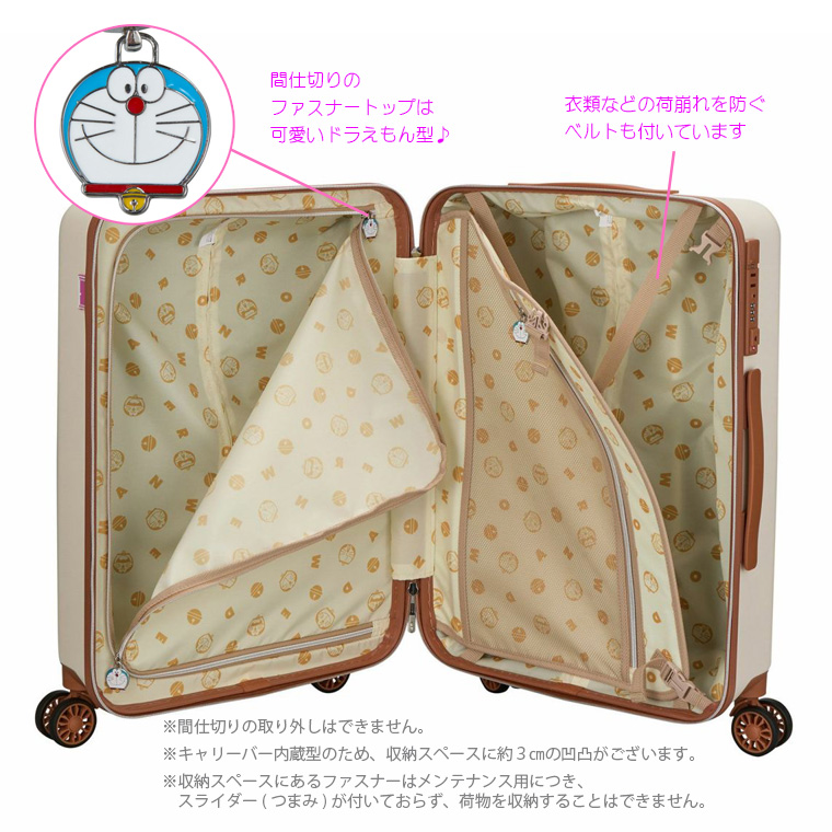 Siffler（シフレ） ドラえもん スーツケース キャリーバッグ Mサイズ