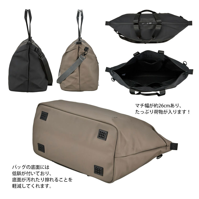 Siffler（シフレ） ボストンバッグ Lサイズ ポケット キャリーオン機能