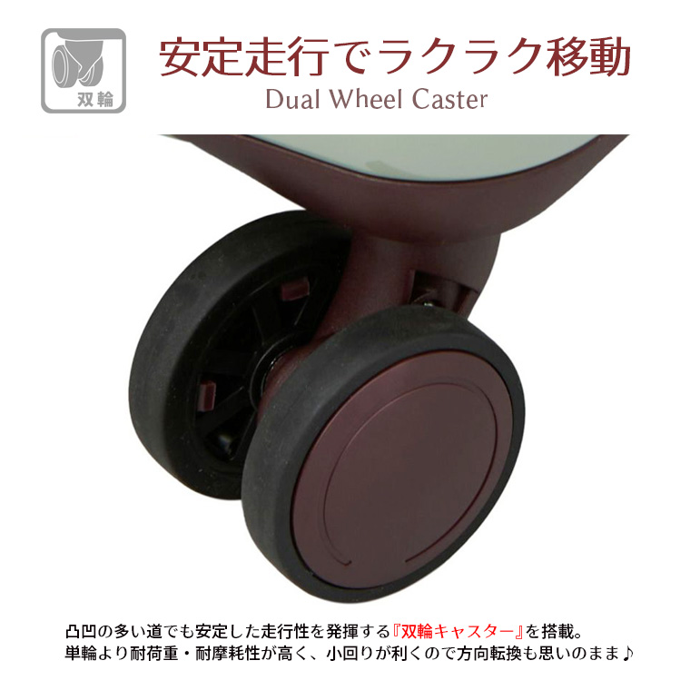 双輪キャスター