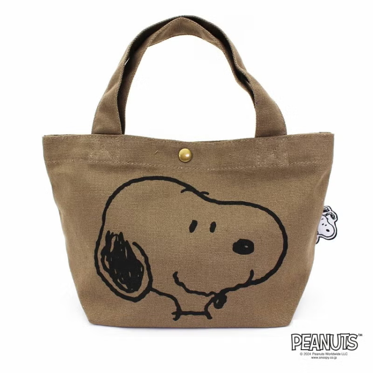 未使用品　ラウンジフライPEANUTS パンプキンスヌーピー バッグ SNOOPY（スヌーピー） ミニトートバッグ ウッドストック オラフ ランチ