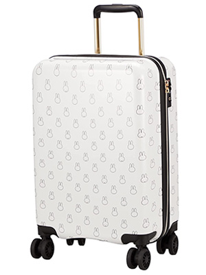 miffy ミッフィー スーツケース キャリーケース 機内持ち込み可 小型 Sサイズ 軽量 シフレ 1年保証付 ジッパー TRC2251 49cm