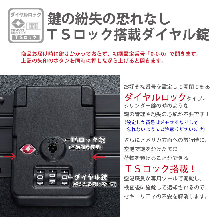 ZERO GRA スーツケース キャリーケース 超頑強 大型 Lサイズ