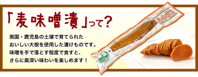 漬物 漬け物 味噌漬け 麦味噌漬け 上園食品 200g 麦みそ 大根みそ漬け おつけもの 鹿児島 :10000263:奄美大島のお土産店 - 通販 -  Yahoo!ショッピング