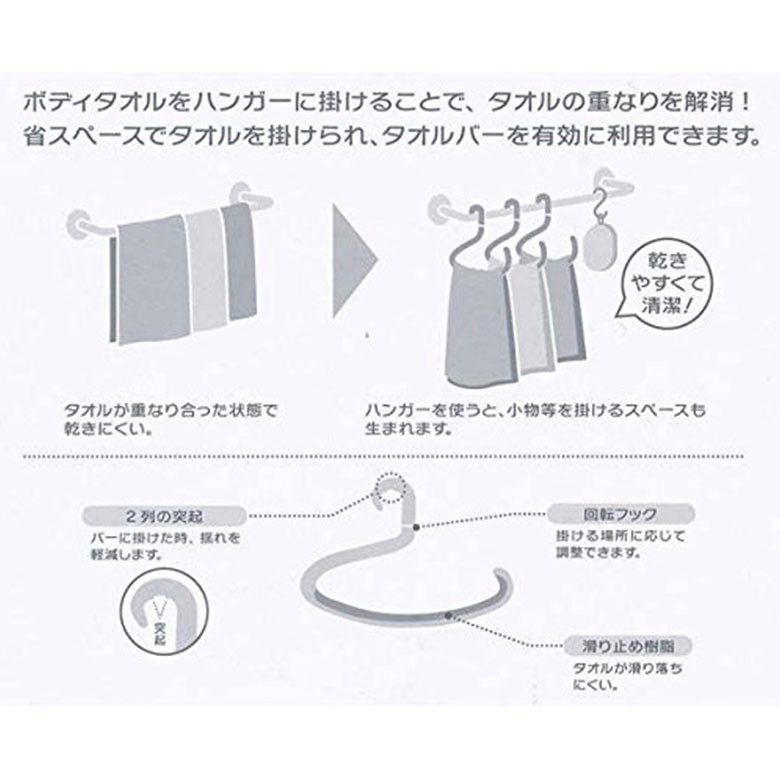 小久保工業所 パーカーハンガー フード対応 ブルー   3個組 折りたたみ式 フードバー付 クリップ付き 乾きやすい   型くず