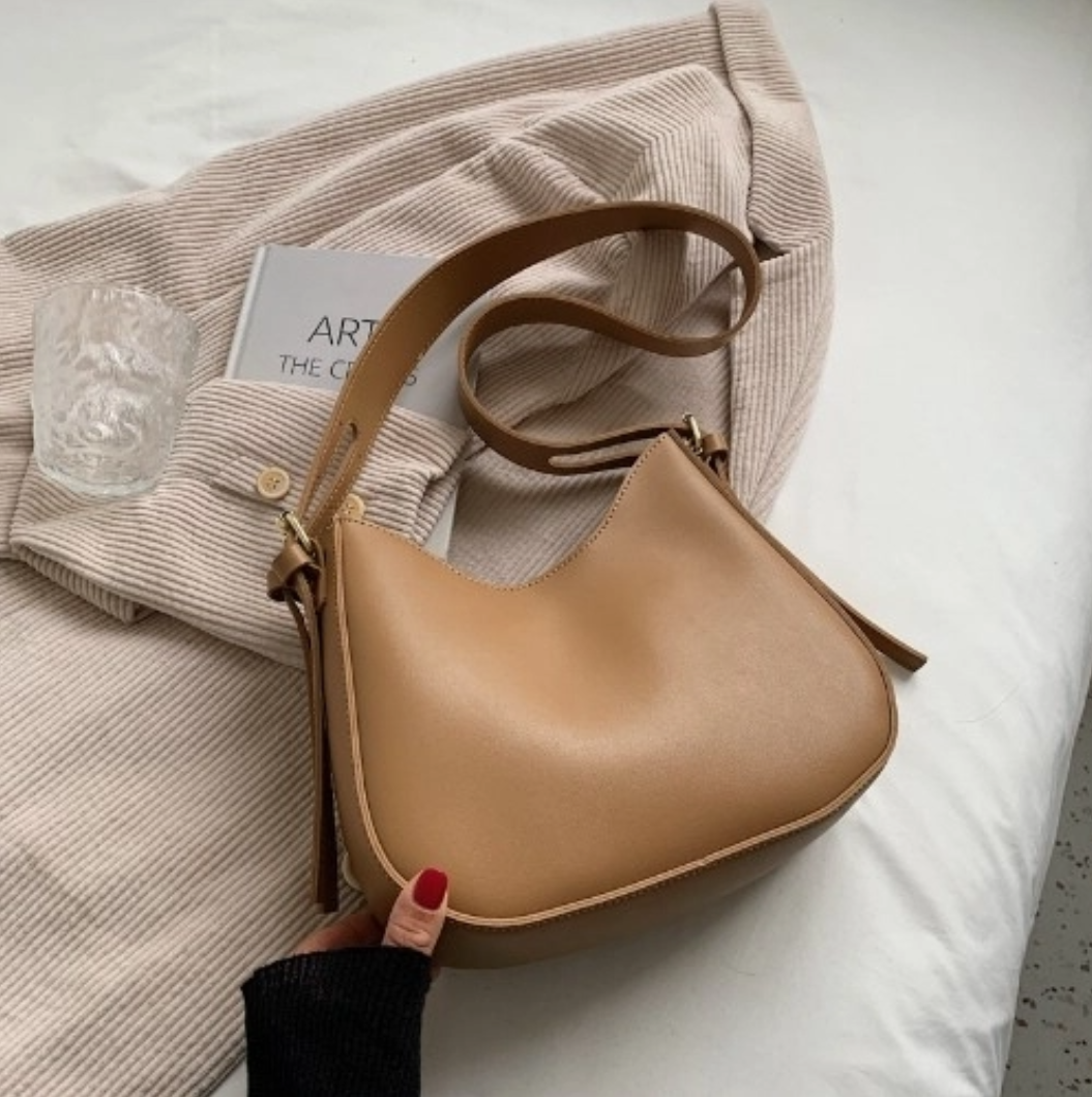 FUKUTA ショルダーバッグ レディース PU 軽量 ンパクト シ 大容量