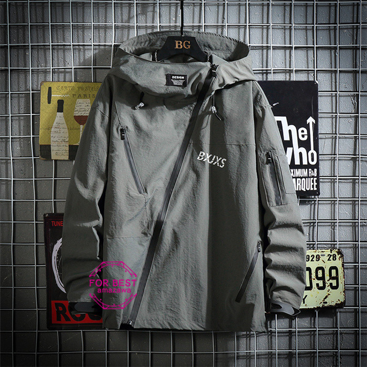 マウンテンパーカー メンズ ジャケット ハイネック 撥水加工 ブルゾン アウトドア カジュアル 大きいサイズ 秋 春服 激安単価で