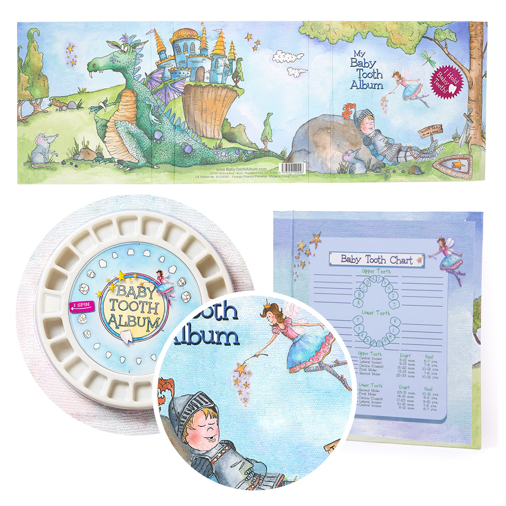 乳歯ボックス アルバム ブルー