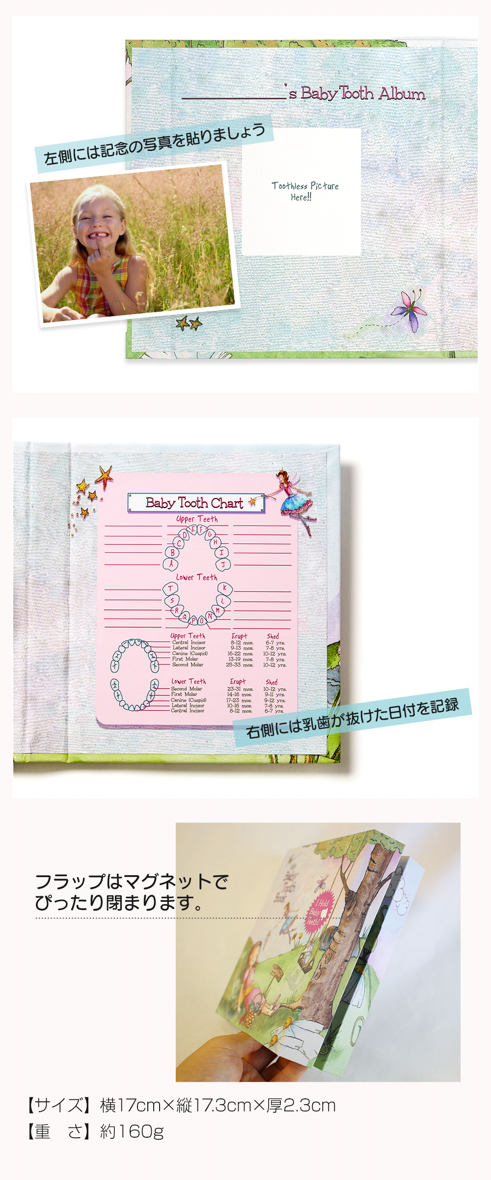 保存・収納しやすいアルバムタイプ