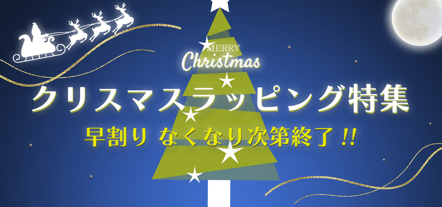 クリスマスラッピング商品
