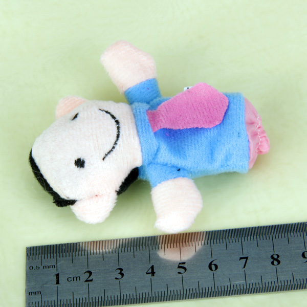 指人形 布製 知育玩具 ガー 子供知育玩具 贈り物 6個入