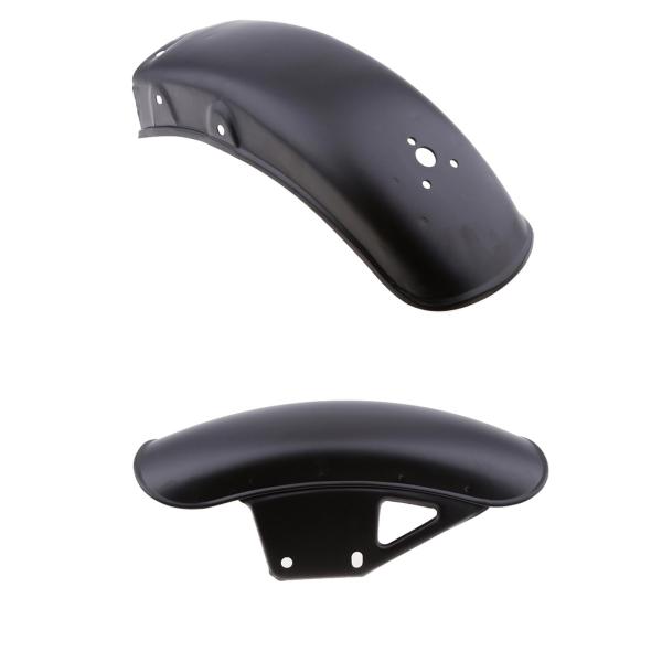 スズキGN125 GN250用 ブラック オートバイ フロント リア フェンダー マッドガード マッド ガード