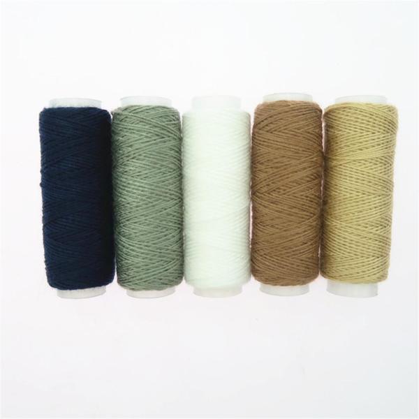 約24ピース カーブ針 特殊針 縫い針 縫い糸 10色 ポリエステル製 カーペット キャンバス 多目的